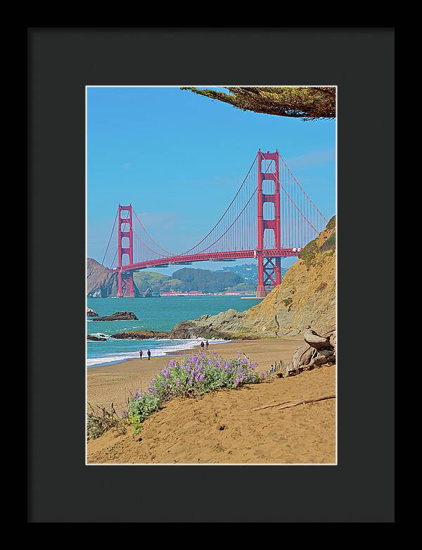 San Francisco Golden Gate at Baker Beach - Framed Print