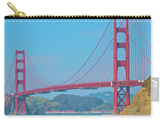 San Francisco Golden Gate at Baker Beach - Zip Pouch