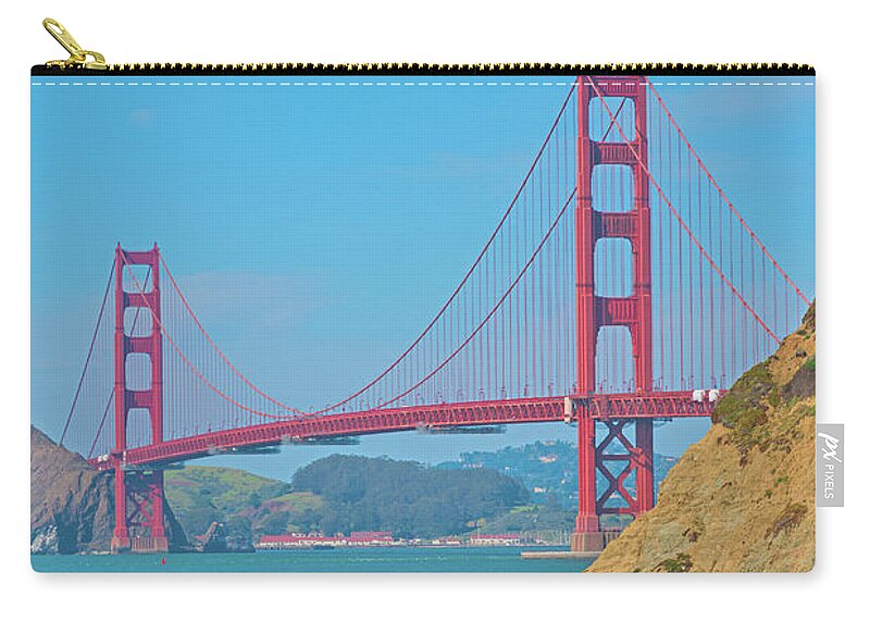 San Francisco Golden Gate at Baker Beach - Zip Pouch