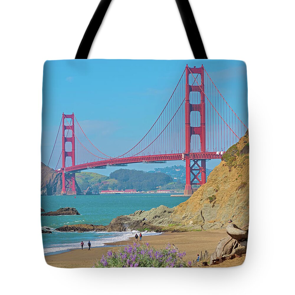 San Francisco Golden Gate at Baker Beach - Tote Bag
