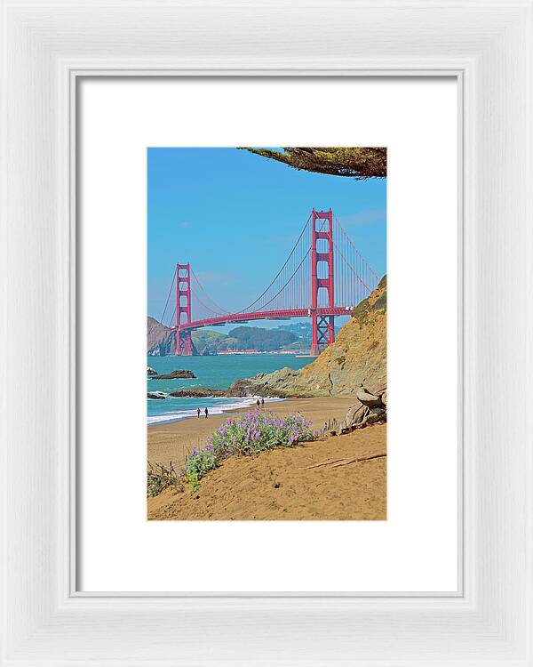 San Francisco Golden Gate at Baker Beach - Framed Print