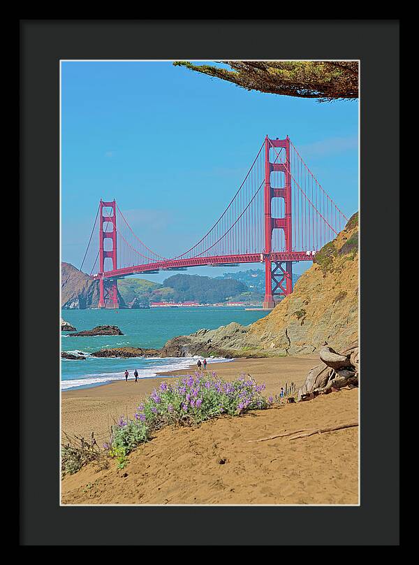 San Francisco Golden Gate at Baker Beach - Framed Print