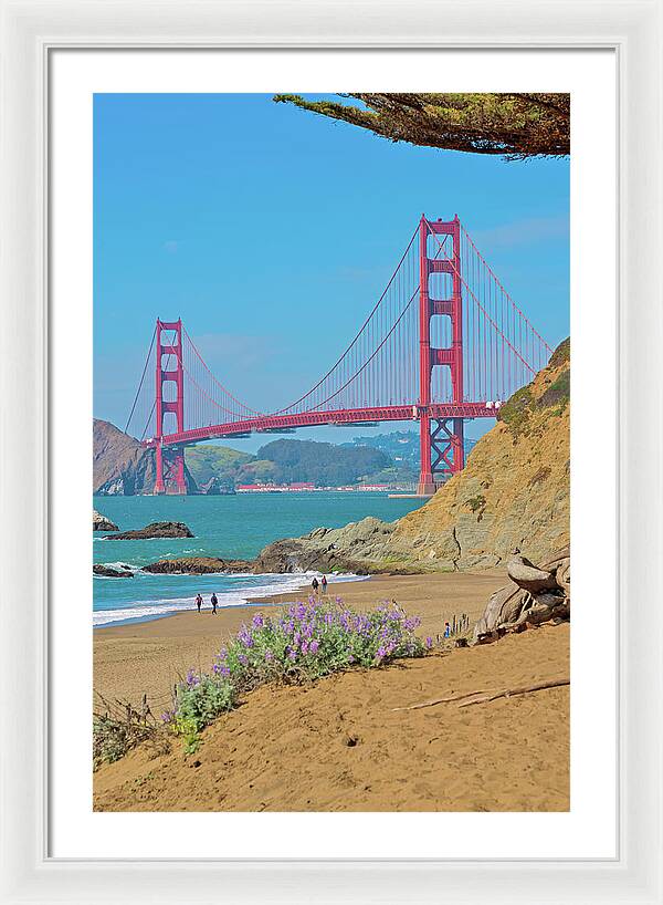 San Francisco Golden Gate at Baker Beach - Framed Print