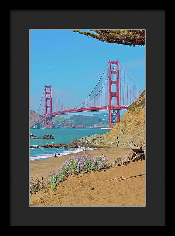 San Francisco Golden Gate at Baker Beach - Framed Print