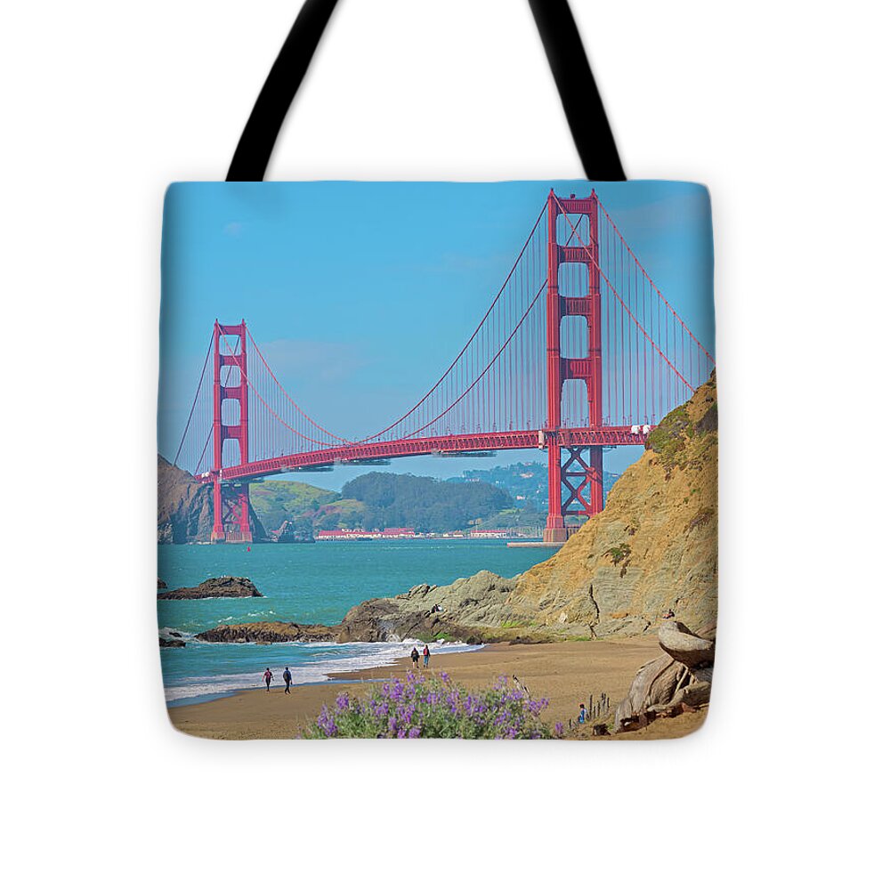 San Francisco Golden Gate at Baker Beach - Tote Bag
