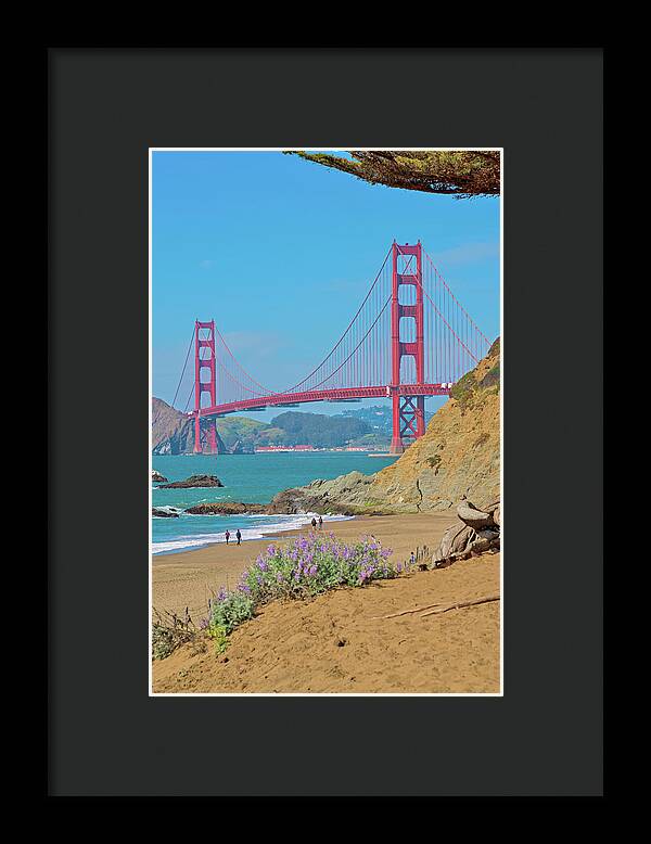 San Francisco Golden Gate at Baker Beach - Framed Print
