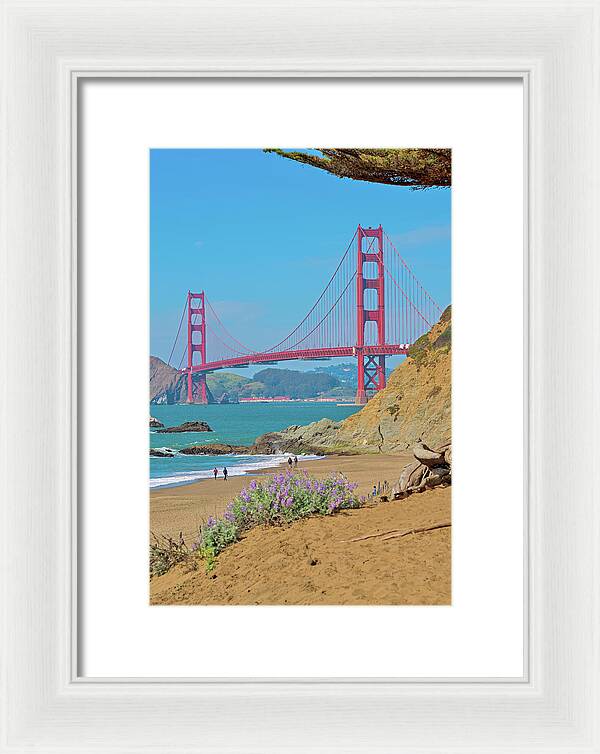 San Francisco Golden Gate at Baker Beach - Framed Print