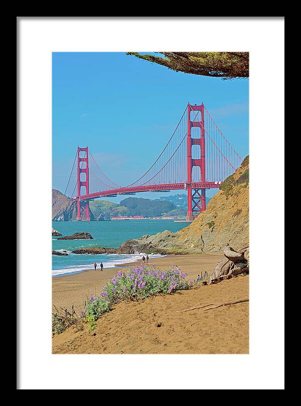 San Francisco Golden Gate at Baker Beach - Framed Print