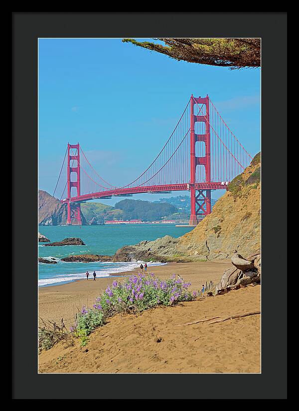 San Francisco Golden Gate at Baker Beach - Framed Print