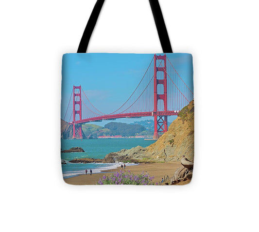 San Francisco Golden Gate at Baker Beach - Tote Bag