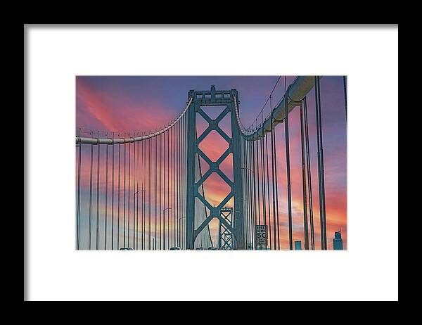 San Francisco Oakland Bay Bridge - Framed Print