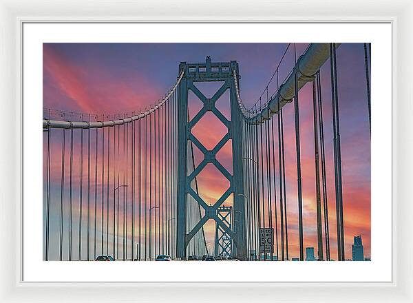 San Francisco Oakland Bay Bridge - Framed Print