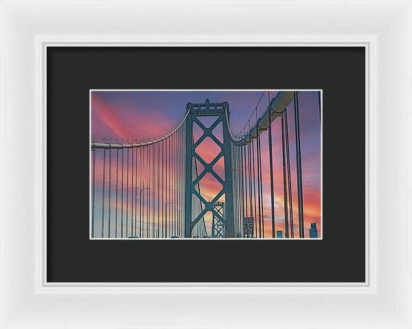 San Francisco Oakland Bay Bridge - Framed Print