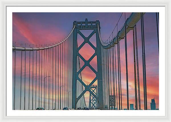 San Francisco Oakland Bay Bridge - Framed Print