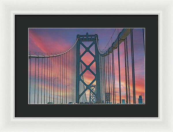 San Francisco Oakland Bay Bridge - Framed Print