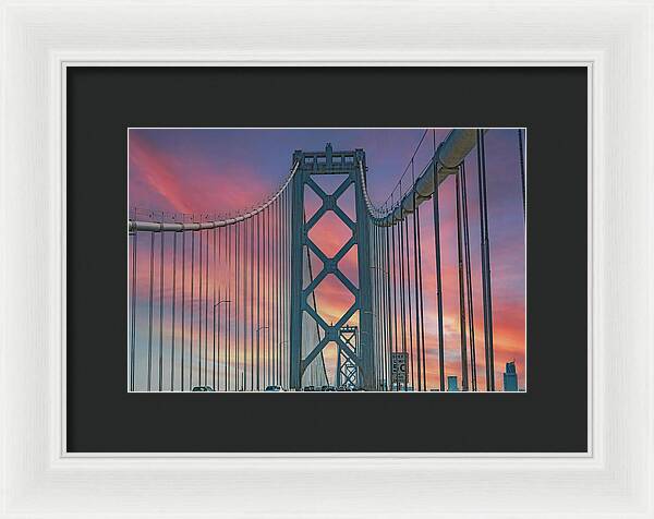 San Francisco Oakland Bay Bridge - Framed Print