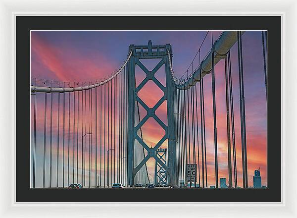 San Francisco Oakland Bay Bridge - Framed Print
