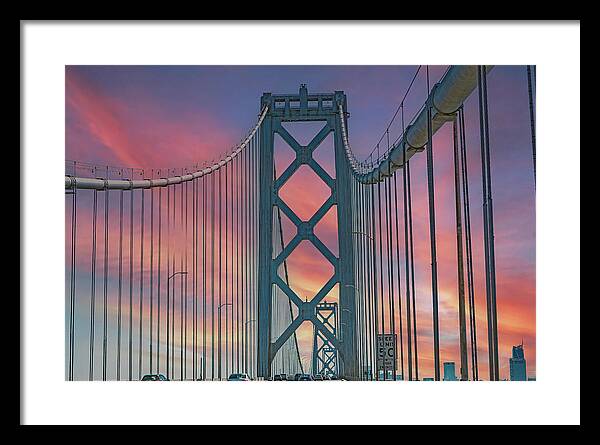 San Francisco Oakland Bay Bridge - Framed Print