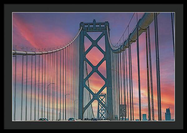 San Francisco Oakland Bay Bridge - Framed Print