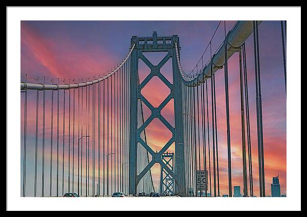 San Francisco Oakland Bay Bridge - Framed Print
