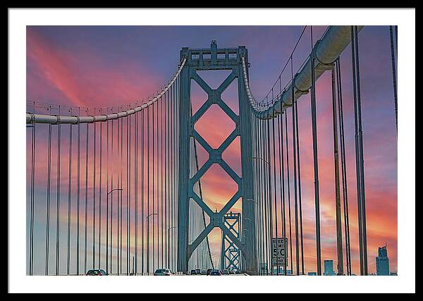 San Francisco Oakland Bay Bridge - Framed Print