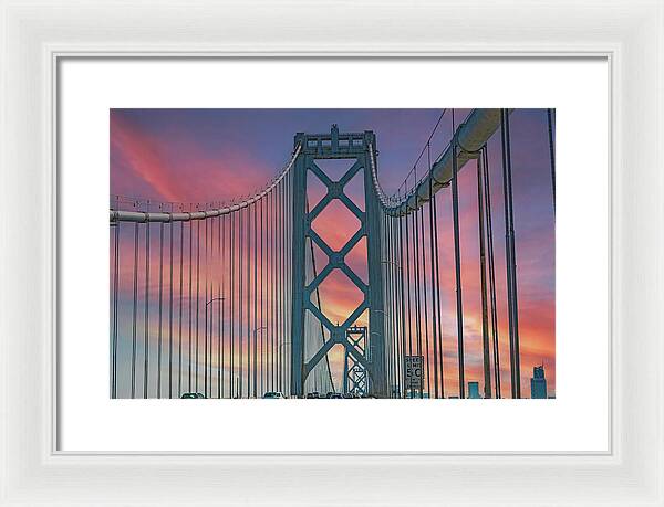 San Francisco Oakland Bay Bridge - Framed Print