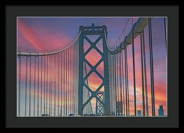 San Francisco Oakland Bay Bridge - Framed Print