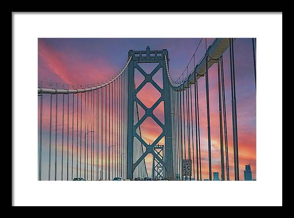 San Francisco Oakland Bay Bridge - Framed Print