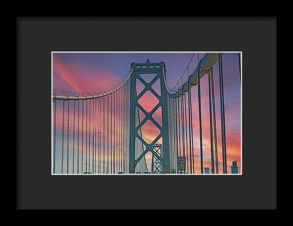 San Francisco Oakland Bay Bridge - Framed Print