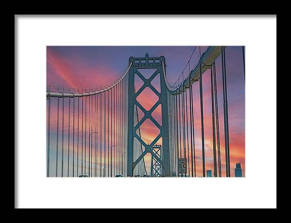 San Francisco Oakland Bay Bridge - Framed Print