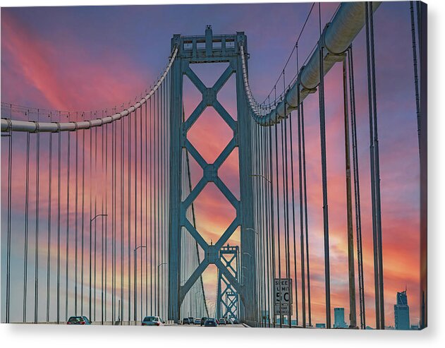 San Francisco Oakland Bay Bridge - Acrylic Print