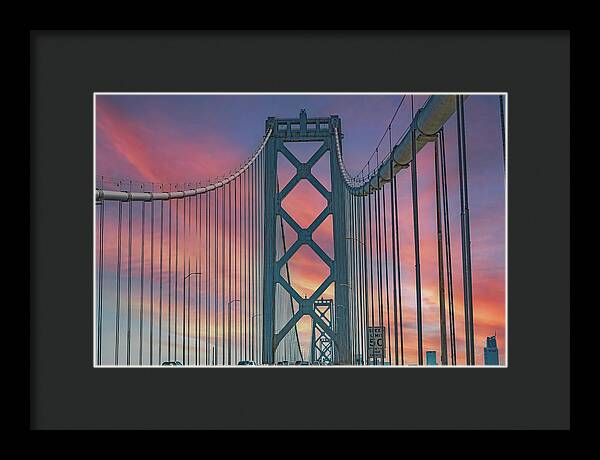 San Francisco Oakland Bay Bridge - Framed Print