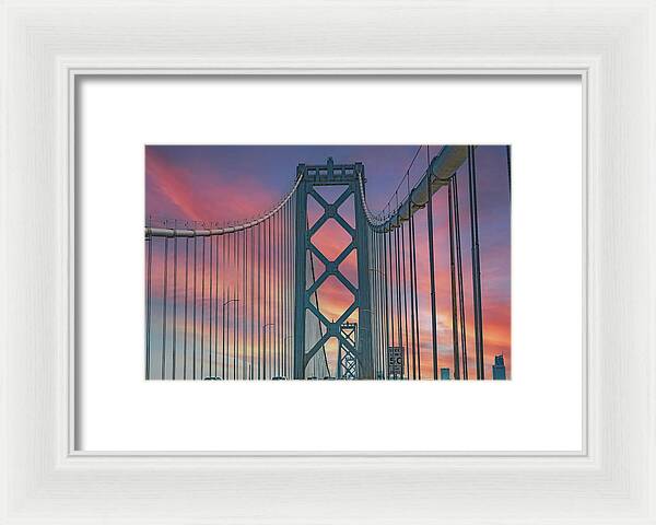 San Francisco Oakland Bay Bridge - Framed Print