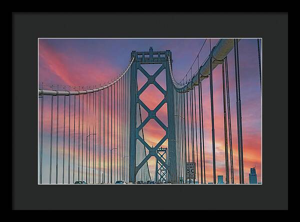 San Francisco Oakland Bay Bridge - Framed Print