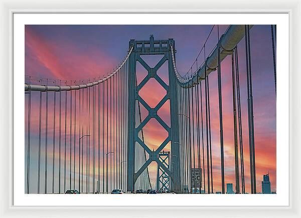 San Francisco Oakland Bay Bridge - Framed Print