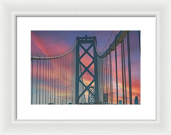 San Francisco Oakland Bay Bridge - Framed Print