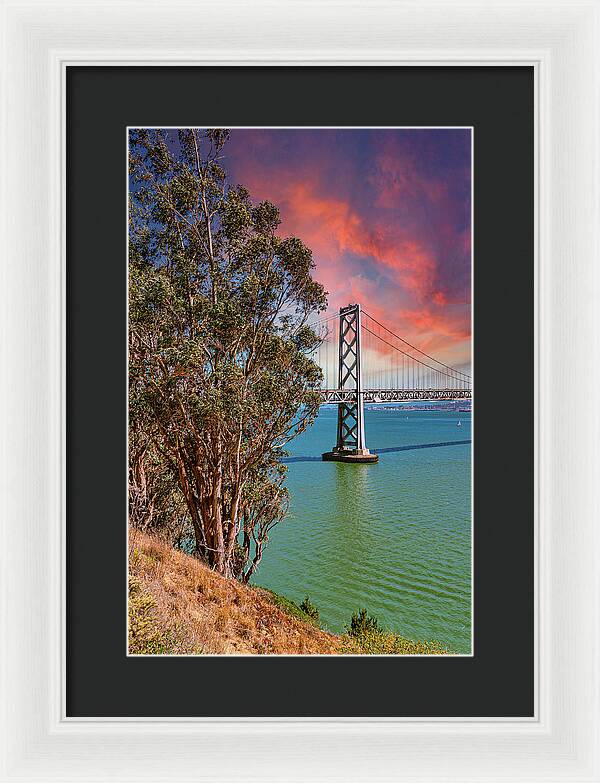 San Francisco Oakland Bay Bridge 2 - Framed Print