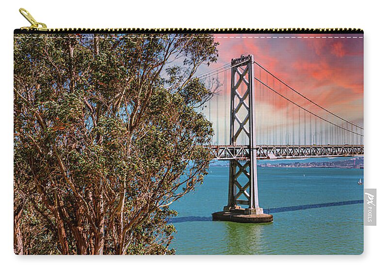 San Francisco Oakland Bay Bridge 2 - Zip Pouch