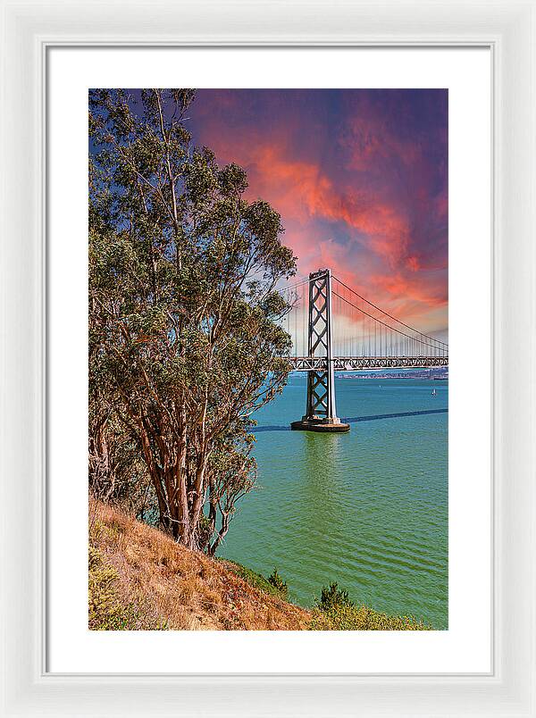San Francisco Oakland Bay Bridge 2 - Framed Print