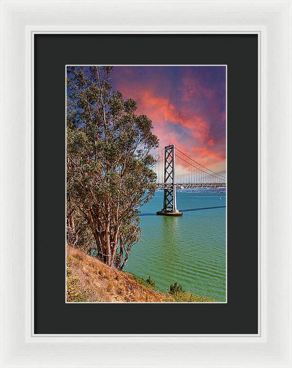 San Francisco Oakland Bay Bridge 2 - Framed Print