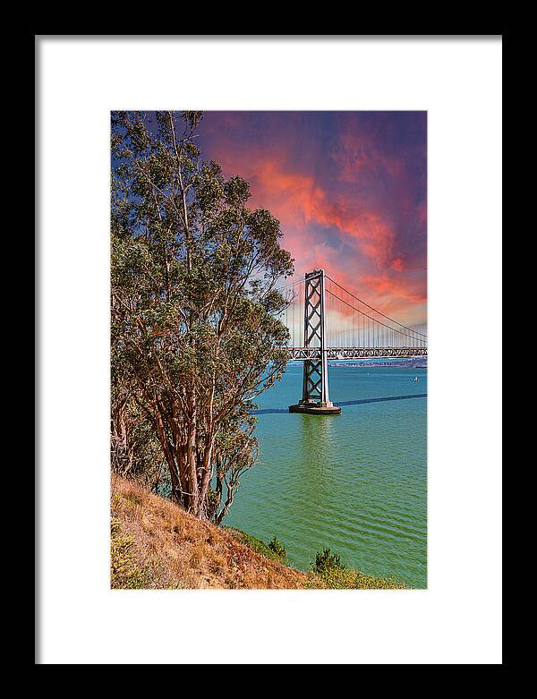 San Francisco Oakland Bay Bridge 2 - Framed Print