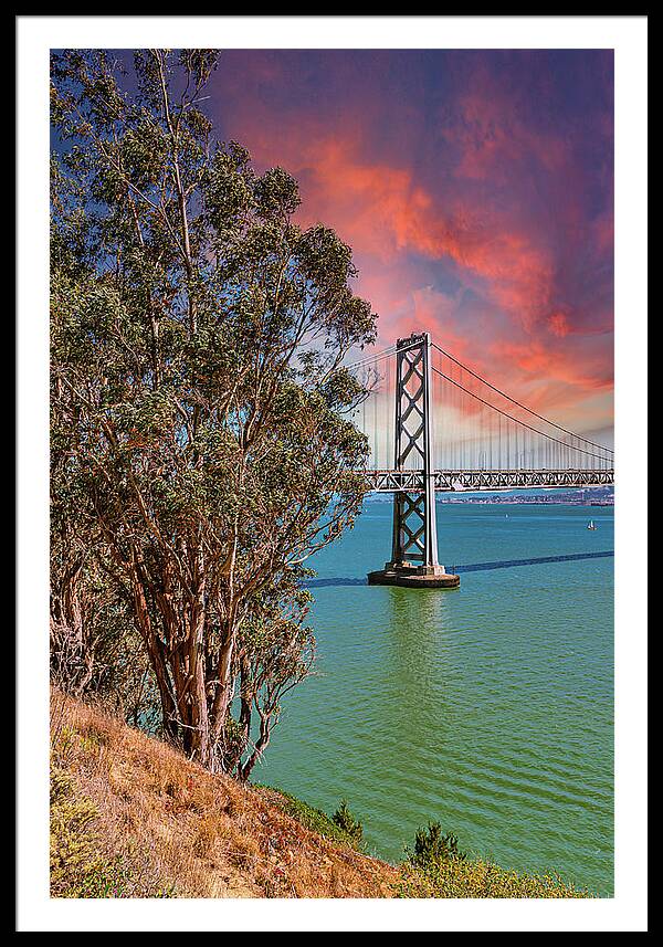San Francisco Oakland Bay Bridge 2 - Framed Print