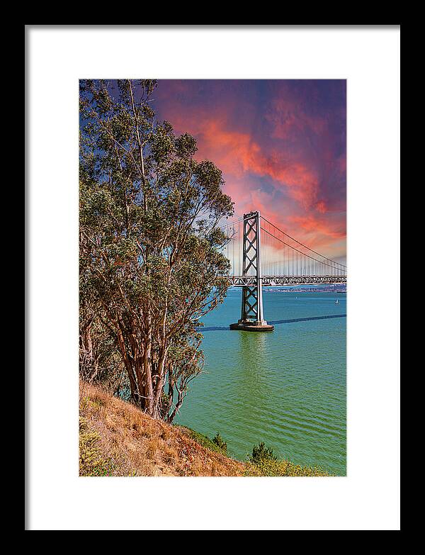 San Francisco Oakland Bay Bridge 2 - Framed Print