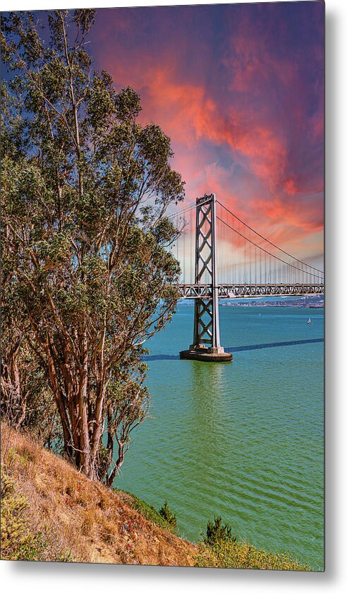 San Francisco Oakland Bay Bridge 2 - Metal Print