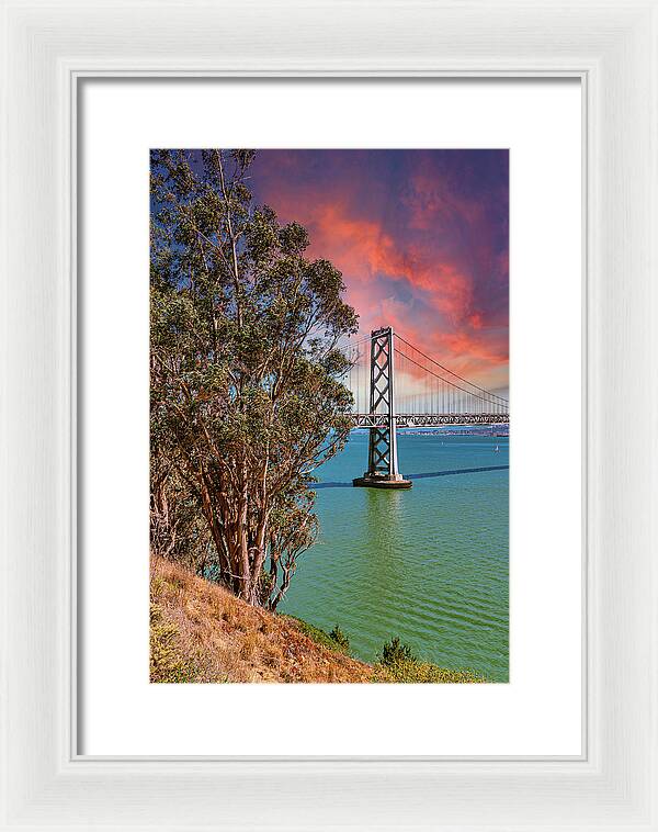 San Francisco Oakland Bay Bridge 2 - Framed Print