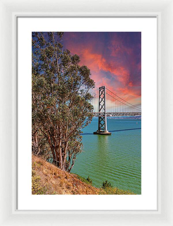 San Francisco Oakland Bay Bridge 2 - Framed Print