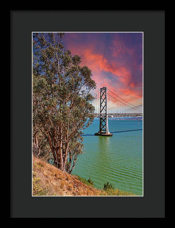 San Francisco Oakland Bay Bridge 2 - Framed Print