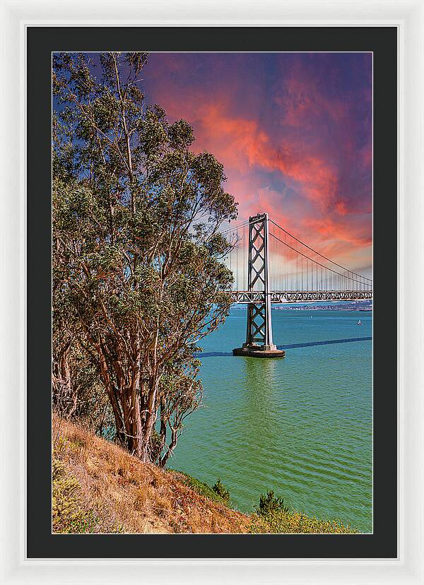 San Francisco Oakland Bay Bridge 2 - Framed Print