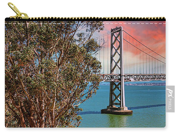 San Francisco Oakland Bay Bridge 2 - Zip Pouch