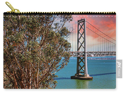 San Francisco Oakland Bay Bridge 2 - Zip Pouch